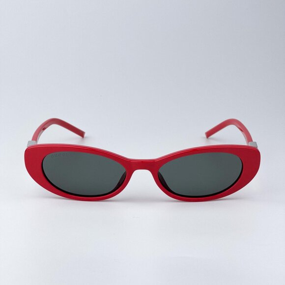 Gucci GG1680S 005 Men BRAND NEW Sunglasses Red Grey Cat Eye
